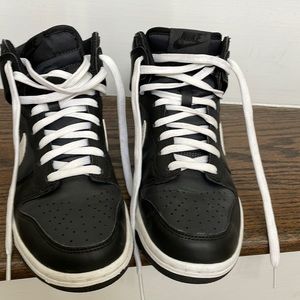 Nike high top Dunk sneakers